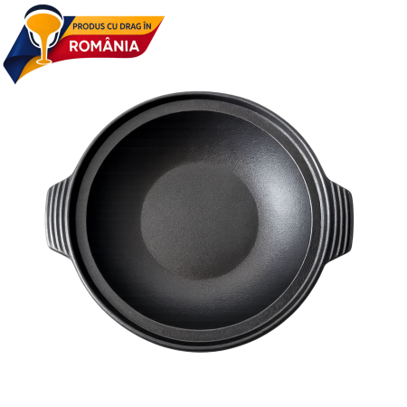 VASE DE GĂTIT - Farfurie rotundă din fontă pentru servire  Ø 195 mm