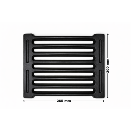 Grătar pentru cenușar gros din fontă 265x200 mm [1]