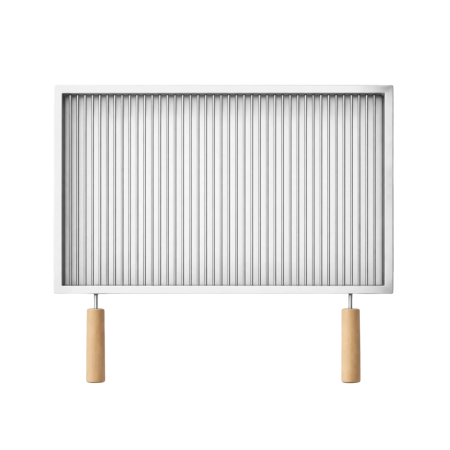 Grătare din inox - Grătar inox 620 x 450 mm, bară 8 mm, mânere detașabile - Standard