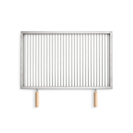 Grătare din inox - Grătar inox 670 x 500 mm, bară 6 mm, mânere detașabile - ECO