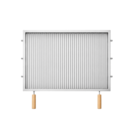 Grătare din inox - Grătar inox 670 x 600 mm, bară 8 mm - Standard