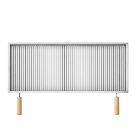 Grătare din inox - Grătar inox 680 x 390 mm, bară 8 mm - Standard