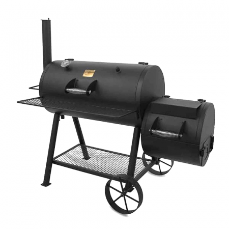 Grătare pe cărbuni - GRATAR PE CARBUNI CU AFUMATOARE HIGHLAND OFFSET SMOKER OKLAHOMA JOE 140755