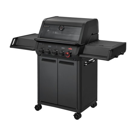GRĂTARE DE GRĂDINĂ - Gratar pe gaz, 3 arzatoare inox, arzator infrarosu, grile fonta, Enders Monroe Pro 3 SIKR Turbo Shadow, 836433