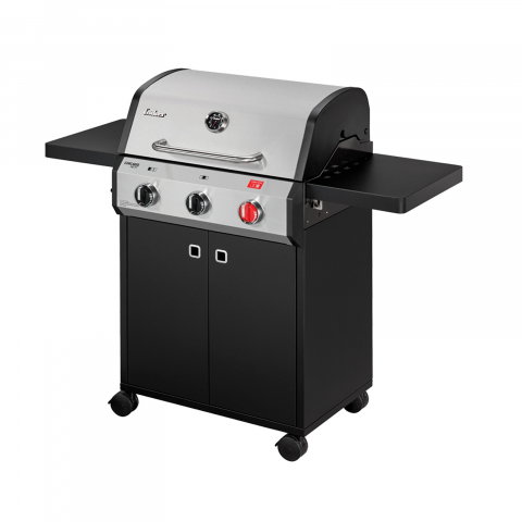 GRĂTARE DE GRĂDINĂ - Gratar pe gaz, 3 arzatoare inox, arzator Turbo Zone, grile fonta, Enders Chicago Next 3 R Turbo 893433