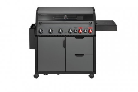 Gratar pe gaz, 6 arzatoare inox, arzator infrarosu, grile fonta, Enders Hyde 6 SIKR Turbo II 804433 [2]