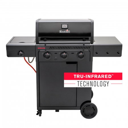 GRĂTARE DE GRĂDINĂ - Gratar pe gaz Char-Broil Essential 3 G cu 3 arzatoare, grile din fonta, TRU-Infrared 140234