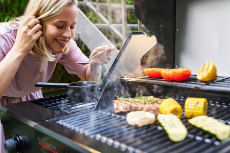 Gratar pe gaz Char-Broil Essential 4 G cu 4 arzatoare, grile din fonta, TRU-Infrared 140235 [11]