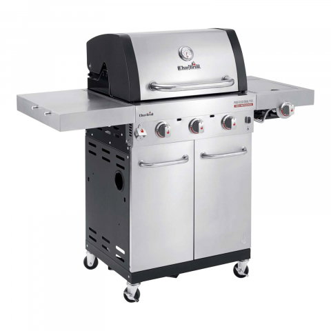 Gratar pe gaz din inox Char-Broil Professional Pro S 3, grile din fonta, sear burner, TRU-Infrared 140920 [1]