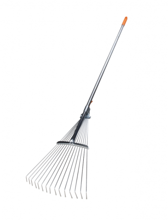 PRODUSE PENTRU GRĂDINARIT - GREBLA DINTI FLEXIBILI REGLABILI CU COADA METALICA 1120