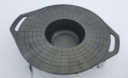 VASE DE GĂTIT - Gril disc fonta Mixt Barbeque Ø 50 cm