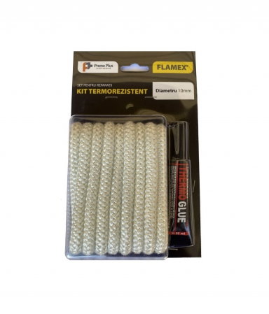 ACCESORII SOBĂ, ȘEMINEU ȘI CUPTOR - KIT TERMOREZISTENT, ADEZIV + SNUR ROTUND 10MM