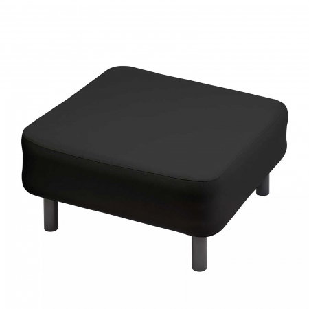 TIMP LIBER IN NATURA - Mobilier gradina si terasa fotoliu tip taburet 81 x 81 x 42 cm One Bar Element 3 ONEBAR103 : Textura sau culoare - Black