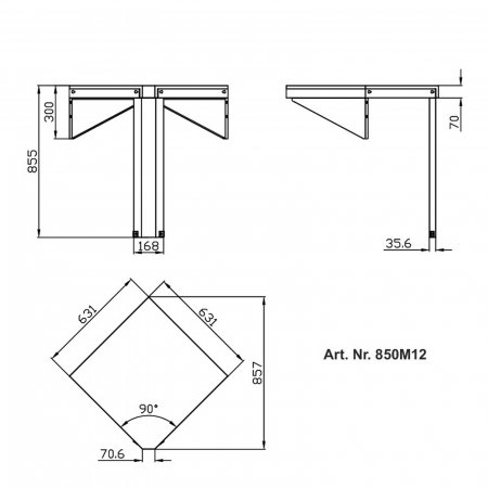 Modul de colt pentru imbinare bucatarie exterioara ALL GRILL 850M12 [1]