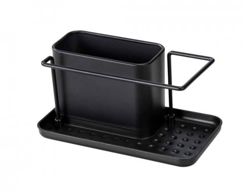 UZ GOSPODĂRESC - Organizator pentru chiuveta din otel inoxidabil Wenko Black Outdoor Kitchen Orio 55078100