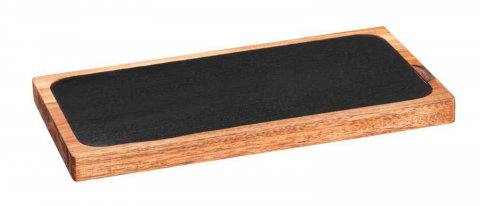 UZ GOSPODĂRESC - Platou servire / tocator din lemn de accacia Ava Wenko Black Outdoor Kitchen 55103100