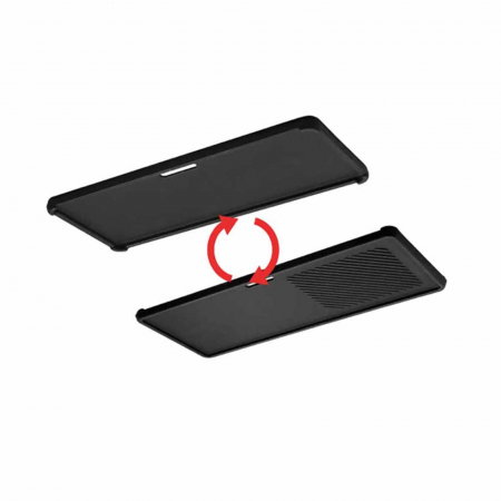 Plita din fonta cu 2 fete neteda si grill 42 x 20 x 1,5 cm pentru gratar Chicago 3 Enders 7899 [1]