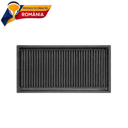 PRODUS ÎN ROMÂNIA - Plită din fontă striată 475 x 235 mm