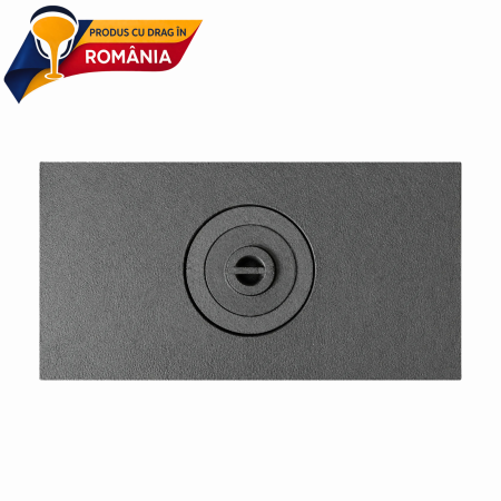 PRODUS ÎN ROMÂNIA - Plită din fontă cu un ochi 620 x 320 mm