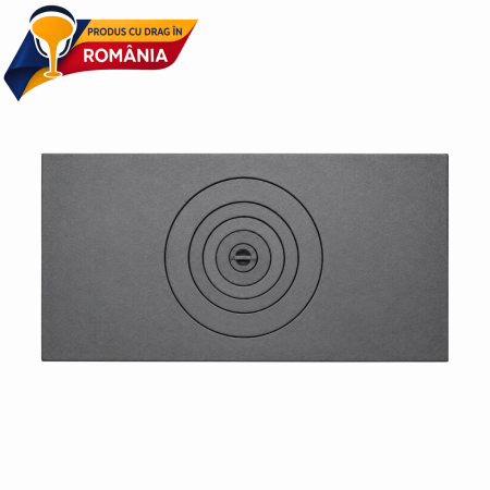 PRODUS ÎN ROMÂNIA - PLITĂ DIN FONTĂ CU UN OCHI 850 x 500 mm