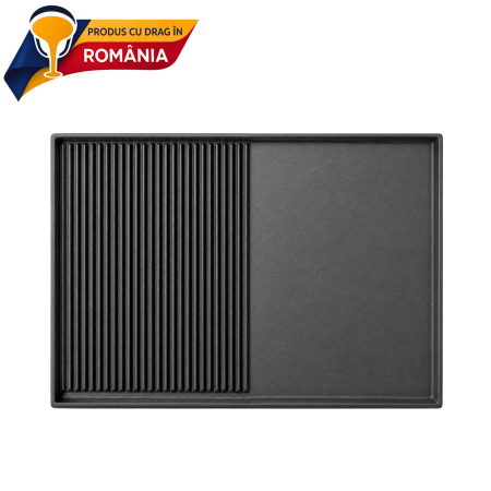 PRODUS ÎN ROMÂNIA - Plită din fontă mixtă cu bordură 520 x 450 mm
