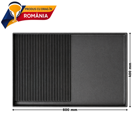 PLITĂ DIN FONTĂ MIXTĂ CU BORDURĂ 600 x 400 mm [1]