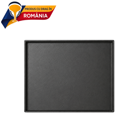 PRODUS ÎN ROMÂNIA - Plită din fontă netedă cu bordură 400 x 350 mm