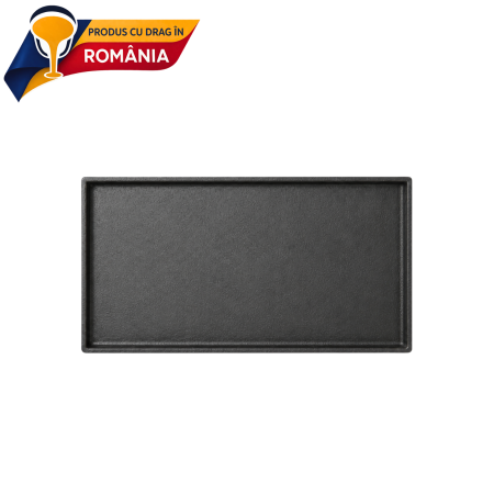 PRODUS ÎN ROMÂNIA - Plită din fontă netedă cu bordură 410 x 240 mm