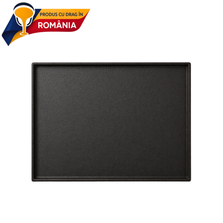 PRODUS ÎN ROMÂNIA - PLITĂ DIN FONTĂ NETEDĂ CU BORDURĂ 460 x 360 mm
