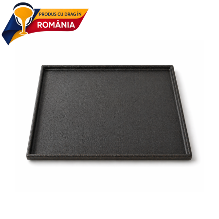 PLITĂ DIN FONTĂ NETEDĂ CU BORDURĂ 500 x 400 mm [3]