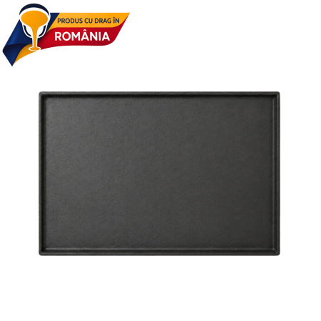 PRODUS ÎN ROMÂNIA - Plită din fontă netedă cu bordură 505 x 320 mm