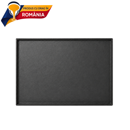 PRODUS ÎN ROMÂNIA - Plită din fontă netedă cu bordură 550 x 400 mm