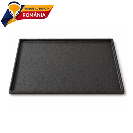 PLITĂ DIN FONTĂ NETEDĂ CU BORDURĂ 650 x 440 mm [3]