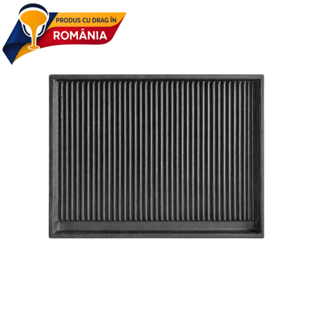 PLITE DIN FONTĂ - Plită din fontă striată 330 x 250 mm
