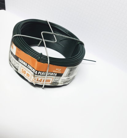 SARMA ZINCATA PLASTIFIATA 50 M DIAMETRU 1.4 mm [2]