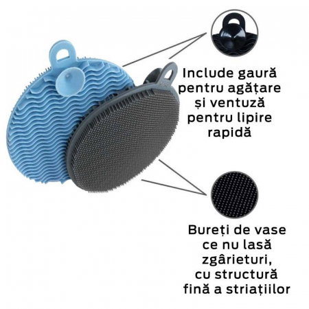 Set 2 bureti de vase, din silicon Wenko Soft 54763100 [3]