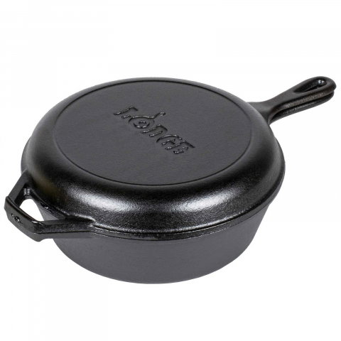 Set 2 tigai din fonta cu maner Lodge Combo Cooker 26 cm L-LCC3 [3]