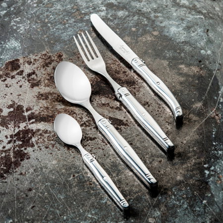 Set 24 tacamuri cu maner din otel inoxidabil 1,8 mm Laguiole Style de Vie Premium Line PRCOUVRVS [1]