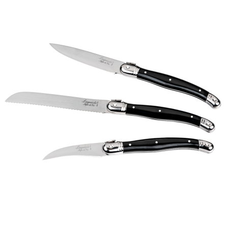 UZ GOSPODĂRESC - Set 3 cutite de bucatarie Laguiole Style de Vie Premium Line PRESSENTKNZW3PCS