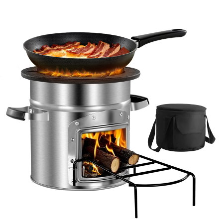 Soba tip racheta pentru camping [4]