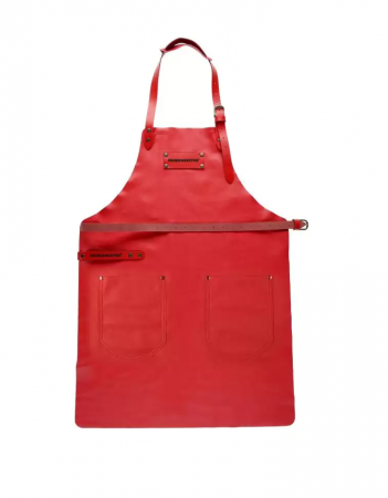 GRĂTARE DE GRĂDINĂ - SORT DIN PIELE PENTRU GRATAR PREMIUM FEUERMEISTER ROSU L 95 x 70 cm 8701040202