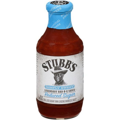 DIVERSE - Sos Stubb's Simply Sweet reduced Sugar 450 ml 510 g ST-243