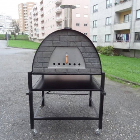 Stand metalic mobil pentru cuptor traditional pentru pizza pe lemne Maximus Prime 108 x 100 x 98 cm [2]