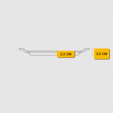 Tava patrata cu doua manere Chef Collection Lodge 28 cm L-C11SGR [7]