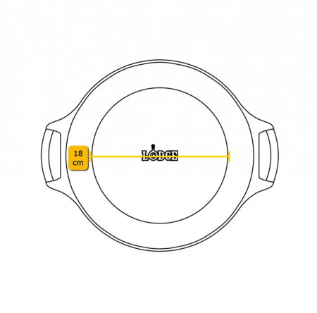 Tava rotunda din fonta pentru placinta 23 cm L-BW9PIE [3]