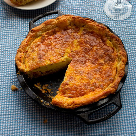 Tava rotunda din fonta pentru placinta 23 cm L-BW9PIE [2]