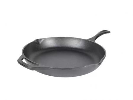 Vase pentru gătit din fontă - TIGAIE ADANCA ROTUNDA DIN FONTA 30 CM CHEF COLLECTION LODGE L-C12SK