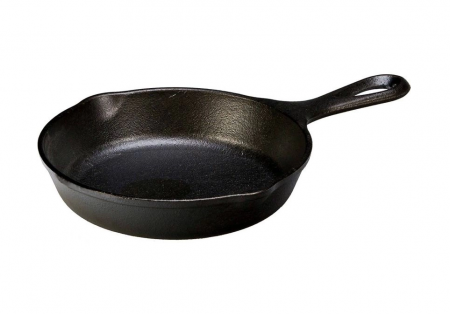 Vase pentru gătit din fontă - TIGAIE ADANCA ROTUNDA DIN FONTA CU MANER 16,5 CM LODGE L-3SK3