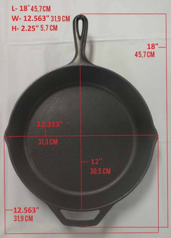 Tigaie adanca rotunda din fonta cu maner Lodge 30,5 cm L-10SK3 [9]