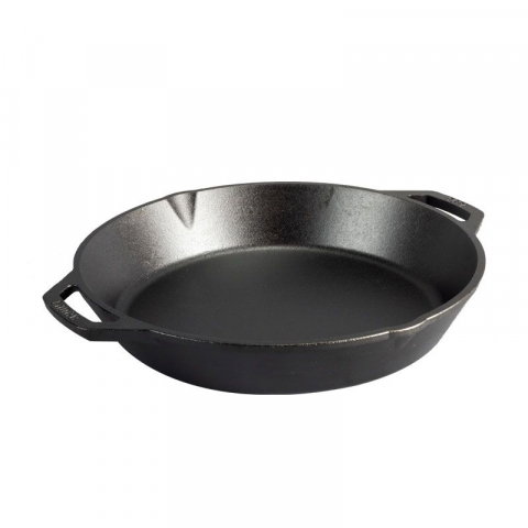 VASE DE GĂTIT - Tigaie adanca rotunda din fonta cu manere Lodge 33 cm L-12SKL